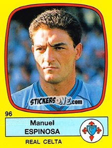 Cromo Manuel Espinosa - Liga Spagnola 1988-1989 - Panini