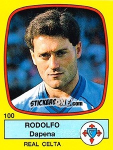 Sticker Rodolfo Dapena - Liga Spagnola 1988-1989 n. 100 - Panini