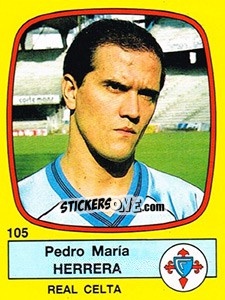 Sticker Pedro María Herrera - Liga Spagnola 1988-1989 n. 105 - Panini