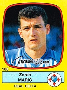 Sticker Zoran Maric - Liga Spagnola 1988-1989 n. 106 - Panini