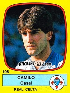 Cromo Camilo Casal - Liga Spagnola 1988-1989 - Panini