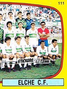 Sticker Equipo - Liga Spagnola 1988-1989 - Panini