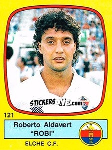 Cromo Roberto Aldavert 