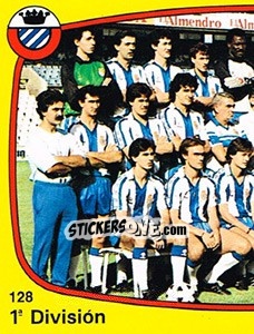 Figurina Equipo - Liga Spagnola 1988-1989 - Panini