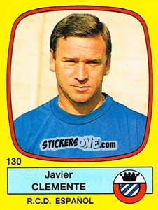 Cromo Javier Clemente - Liga Spagnola 1988-1989 - Panini