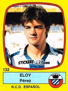 Cromo Eloy Pérez - Liga Spagnola 1988-1989 n. 132 - Panini