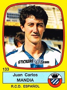 Cromo Juan Carlos Mandia - Liga Spagnola 1988-1989 - Panini