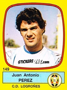Figurina Juan Antonio Perez - Liga Spagnola 1988-1989 - Panini