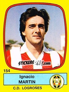 Sticker Ignacio Martin - Liga Spagnola 1988-1989 n. 154 - Panini