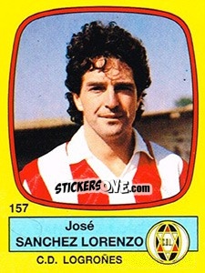 Cromo José Sanchez Lorenzo - Liga Spagnola 1988-1989 - Panini