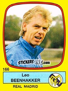 Cromo Leo Beenhakker - Liga Spagnola 1988-1989 - Panini