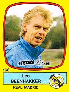 Sticker Leo Beenhakker - Liga Spagnola 1988-1989 n. 166 - Panini