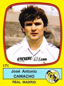 Sticker José Antonio Camacho - Liga Spagnola 1988-1989 - Panini