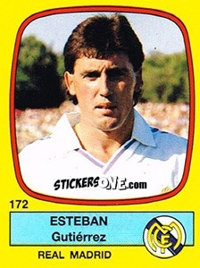 Figurina Esteban Gutiérrez - Liga Spagnola 1988-1989 - Panini