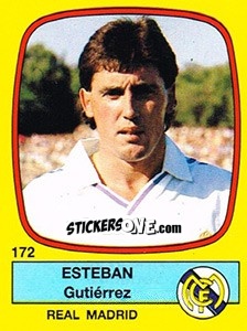Sticker Esteban Gutiérrez - Liga Spagnola 1988-1989 n. 172 - Panini