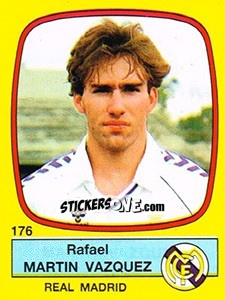 Sticker Rafael Martin Vazquez - Liga Spagnola 1988-1989 - Panini