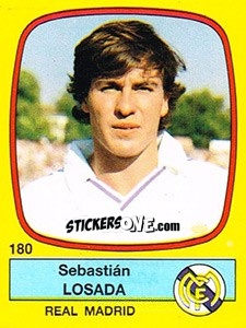 Sticker Sebastián Losada - Liga Spagnola 1988-1989 n. 180 - Panini