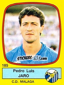 Cromo Pedro Luis Jaro