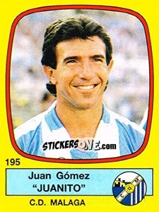 Cromo Juan Gómez 
