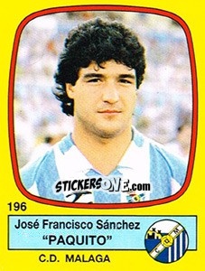 Sticker José Francisco Sánchez "Paquito"