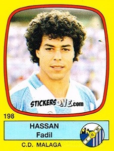 Sticker Hassan Fadil - Liga Spagnola 1988-1989 n. 198 - Panini