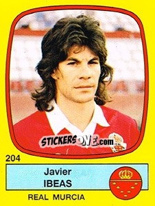 Cromo Javier Ibeas - Liga Spagnola 1988-1989 - Panini