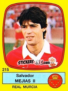 Sticker Salvador Mejias II - Liga Spagnola 1988-1989 - Panini