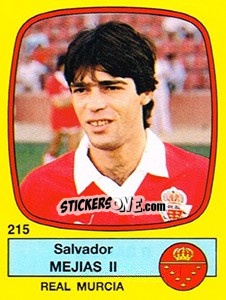Sticker Salvador Mejias II - Liga Spagnola 1988-1989 n. 215 - Panini