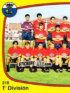Sticker Equipo - Liga Spagnola 1988-1989 n. 218 - Panini