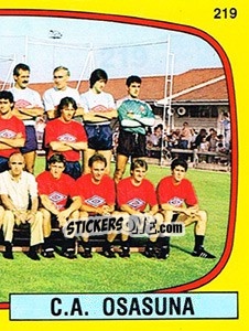 Sticker Equipo - Liga Spagnola 1988-1989 n. 219 - Panini