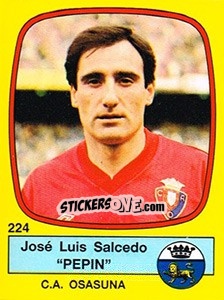 Cromo José Luis Salcedo 