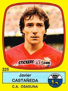 Cromo Javier Castañeda - Liga Spagnola 1988-1989 n. 225 - Panini