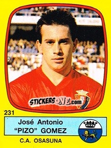 Sticker José Antonio "Pizo" Gomez