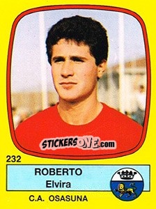 Sticker Roberto Elvira - Liga Spagnola 1988-1989 n. 232 - Panini