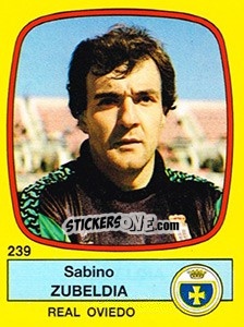 Sticker Sabino Zubeldia - Liga Spagnola 1988-1989 n. 239 - Panini