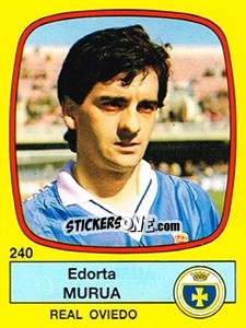 Figurina Edorta Murua - Liga Spagnola 1988-1989 - Panini