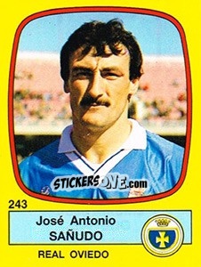 Sticker José Antonio Sañudo - Liga Spagnola 1988-1989 n. 243 - Panini