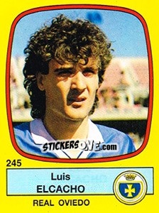 Sticker Luis Elcacho - Liga Spagnola 1988-1989 n. 245 - Panini