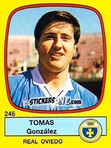 Figurina Tomas González - Liga Spagnola 1988-1989 - Panini