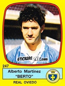 Cromo Alberto Martínez 