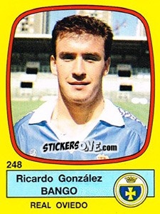Sticker Ricardo González Bango - Liga Spagnola 1988-1989 n. 248 - Panini