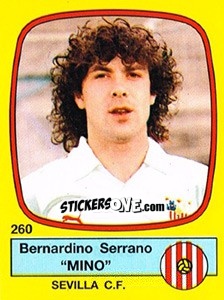 Sticker Bernardino Serrano "Mino"