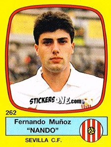 Cromo Fernando Muñoz 