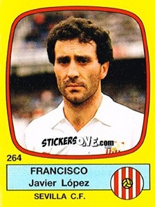 Cromo Francisco Javier López - Liga Spagnola 1988-1989 - Panini