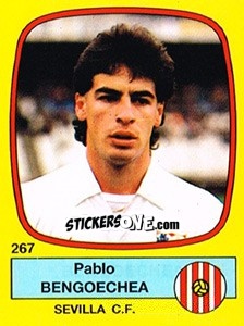 Figurina Pablo Bengoechea - Liga Spagnola 1988-1989 - Panini