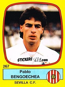 Sticker Pablo Bengoechea - Liga Spagnola 1988-1989 n. 267 - Panini