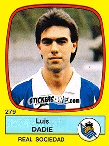Cromo Luis Dadie - Liga Spagnola 1988-1989 n. 279 - Panini