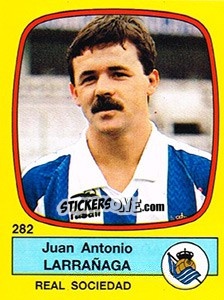 Cromo Juan Antonio Larrañaga - Liga Spagnola 1988-1989 n. 282 - Panini