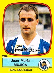 Cromo Juan María Mujica - Liga Spagnola 1988-1989 - Panini