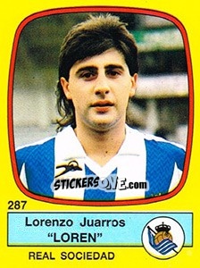Cromo Lorenzo Juarros 